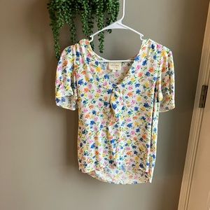 Sézane galila short sleeve blouse